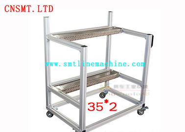 FUJI CP6 Storage Feeder Vehicle Placement SMT Cart Trolly With 70 Stations