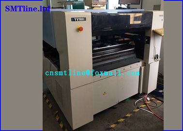 1.2m Pcb Led Smt Machine , Yamaha YV100II Pick And Place Machine With Manu Tray Feeder