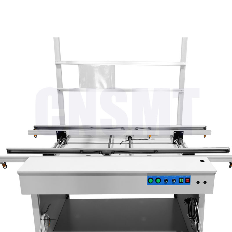 400W Automatic SMT Assembly Line PCB Conveyor with lighting fixture 1 Year Warranty