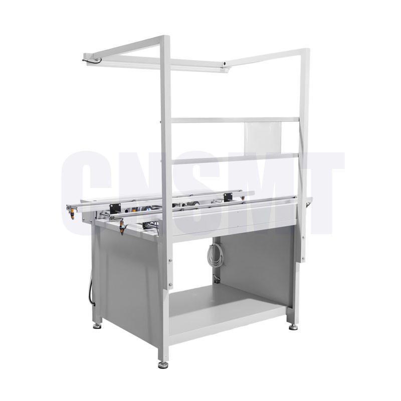 400W Automatic SMT Assembly Line PCB Conveyor with lighting fixture 1 Year Warranty