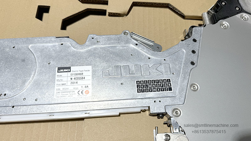 JUKI EF08HSR 8MM Electric FEEDER 1.2kg Applicable Models JUKI KE3010/3020 PICK AND PLACE