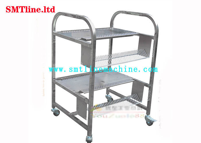 CM402/602/NPM SMT Feeder Placed Cart Stainless Steel For Panasonic Feeder Trolly