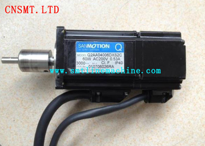 Original Assembly And Demolition Machine Sanyo Servo Motor Q2AA04010DXS2C Long Lifespan