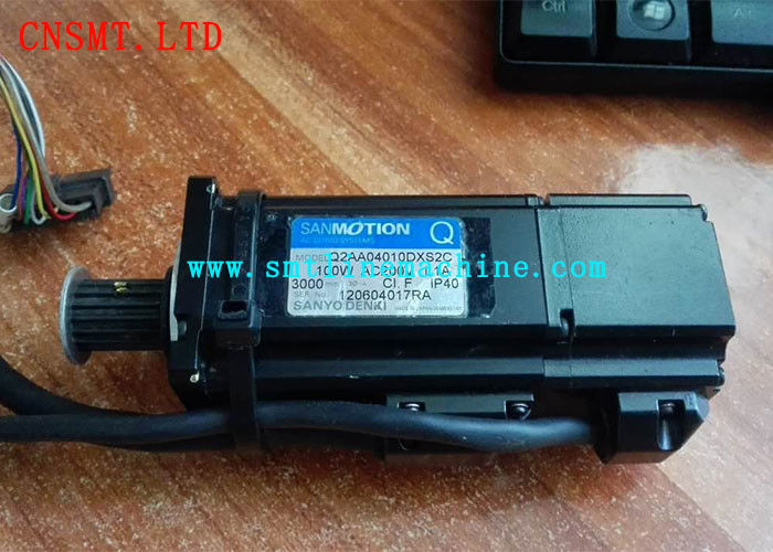 Original Assembly And Demolition Machine Sanyo Servo Motor Q2AA04010DXS2C Long Lifespan