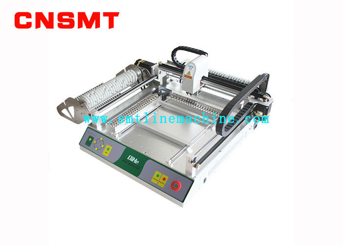 Mini Automatic SMT Pick And Place Machine PCB Assembly CNSMT QIHE TVM802BX 2 HD Cameras