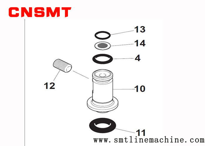 Original YAMAHA Spare Parts 225F Nozzle KGR-M71N5-A0X YG88 For Pick And Place Machine