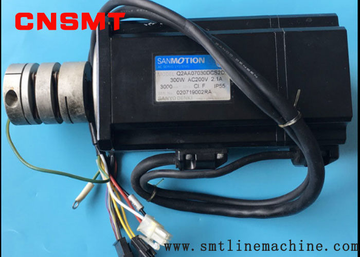 YSP Printer Motor YAMAHA Spare Parts 300W CNSMT Q2AA07030DCS2D With Brake Servo Motor