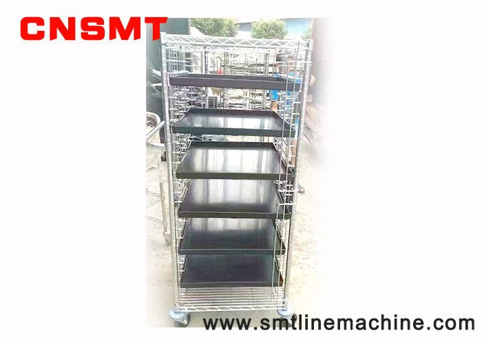 CNSMT-SP0201 Trolley PCB ESD Stainless Steel Cart With Tray