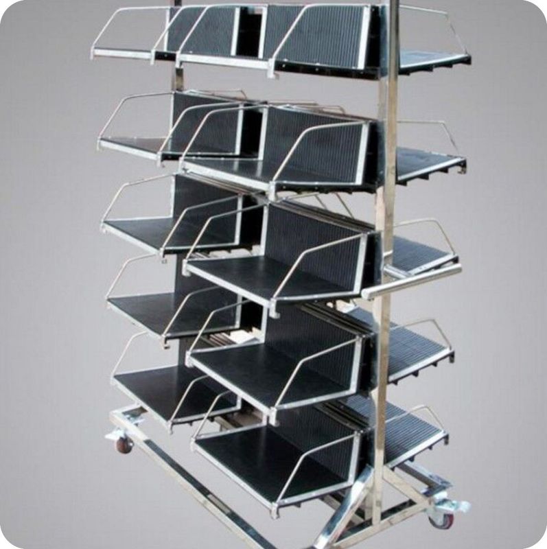 Clean Storage 1260mm Height SMT SMD Reel Rack Open Shelving